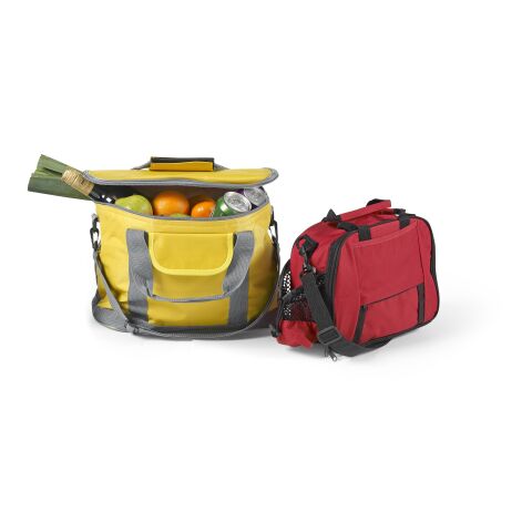 Polyester (420D) cooler bag Juno red | No Branding | not available | not available