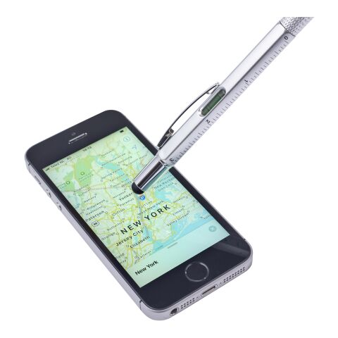 5-in-1 ballpen Giuliana, ABS silver | No Branding | not available | not available