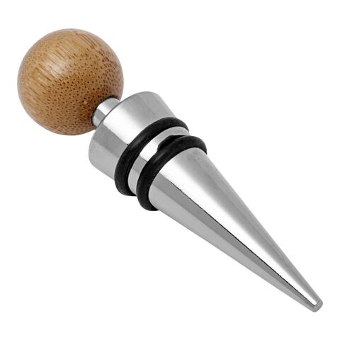 Stainless steel and bamboo wine set Leonie brown | No Branding | not available | not available