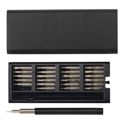 ABS and metal screwdriver set Arthur black | No Branding | not available | not available