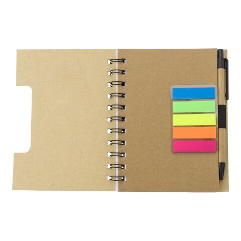 Wire bound notebook with ballpen Niall brown | No Branding | not available | not available