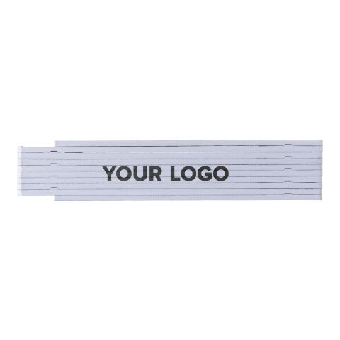 Plastic foldable ruler Leon white | No Branding | not available | not available
