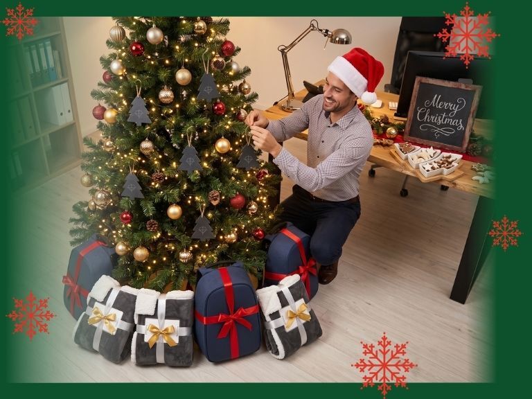 Corporate Christmas gifts with logo