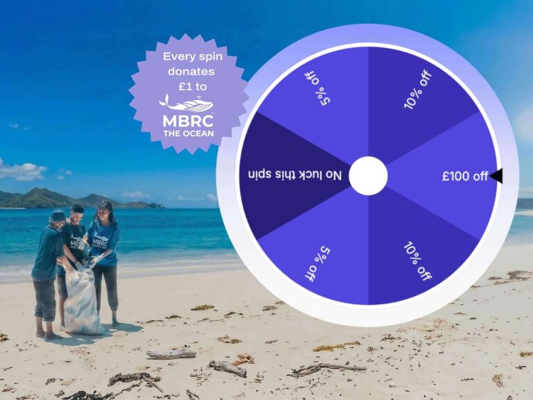 Earth Day prize wheel