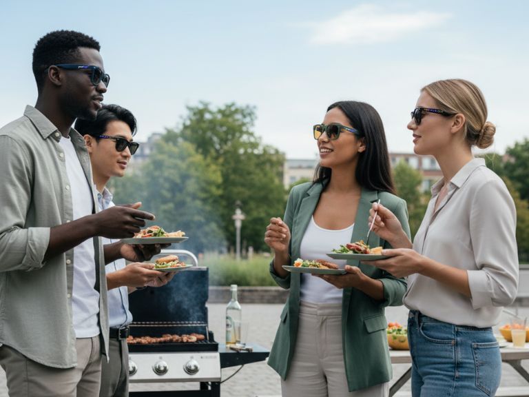 Promotional sunglasses with logo