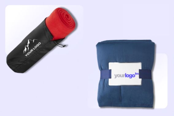 Branded blankets with logo