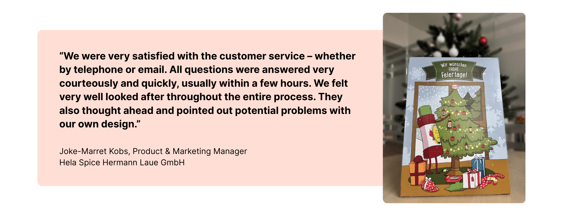 Hela Spice GmbH advent calendar success story