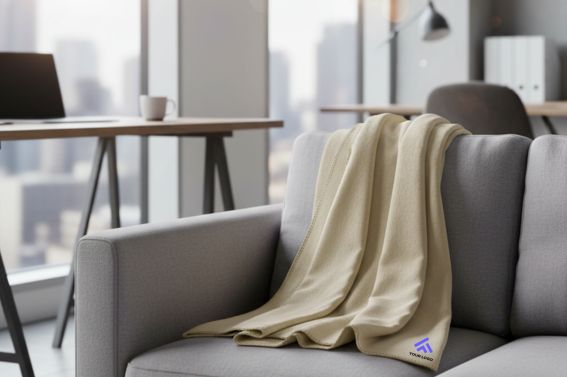 Branded blankets with logo